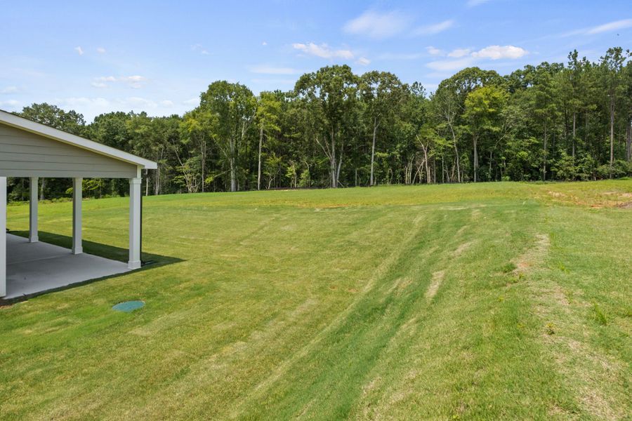 Exterior details and patio area of a home in Cherokee Knoll, Williamston (Image 18).