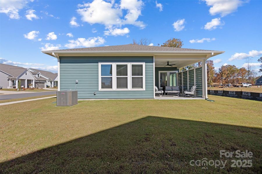 Exterior details and patio area of a home in , Waxhaw (Image 25).