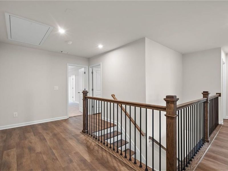 Spacious, unfurnished interior of a new home in The Village at Shallowford, Kennesaw (Image 25).