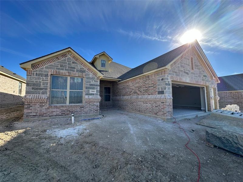 In-progress construction of a new home in , Cleburne, TX (Image 7).