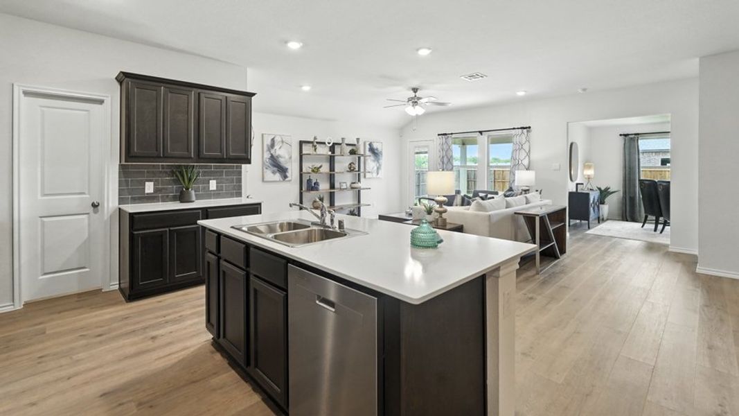 Furnished interior view inside a new home in Waverly Estates, Josephine (Image 11).