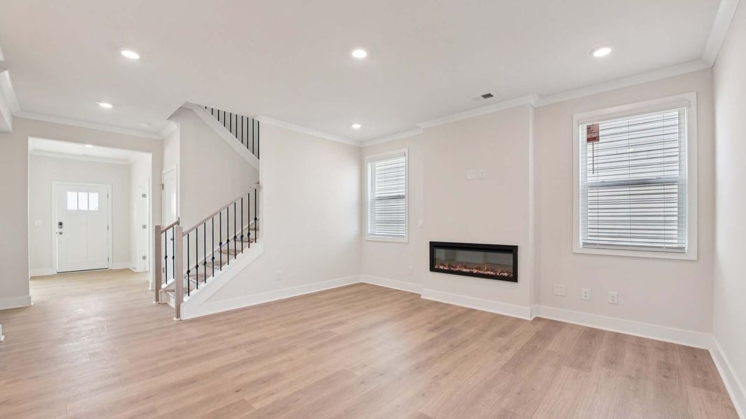 Spacious, unfurnished interior of a new home in Oak Grove Hill, Huntersville (Image 24). Spacious, unfurnished interior of a new home in Oak Grove Hill, Huntersville (Image 24).