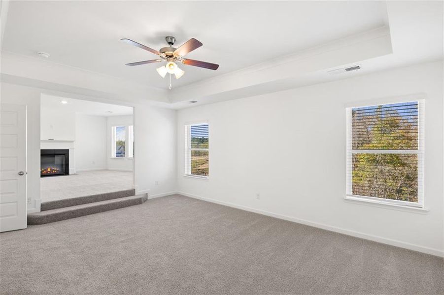 Spacious, unfurnished interior of a new home in The Gates at Pates Creek, Hampton (Image 41).