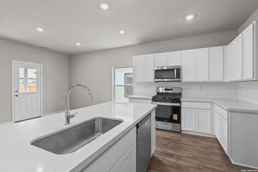 Furnished interior view inside a new home in Summerlin, San Antonio (Image 10).