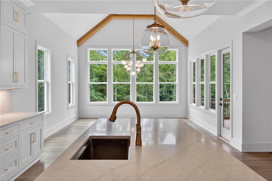 Furnished interior view inside a new home in , Buford (Image 8).