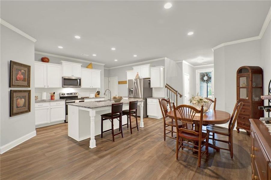 Furnished interior view inside a new home in , Flowery Branch (Image 20).