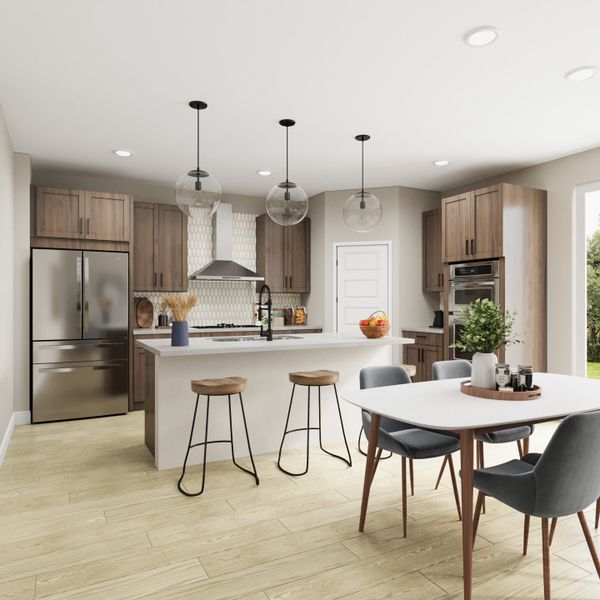Furnished interior view inside a new home in Lake Bluff, Greeley (Image 3).