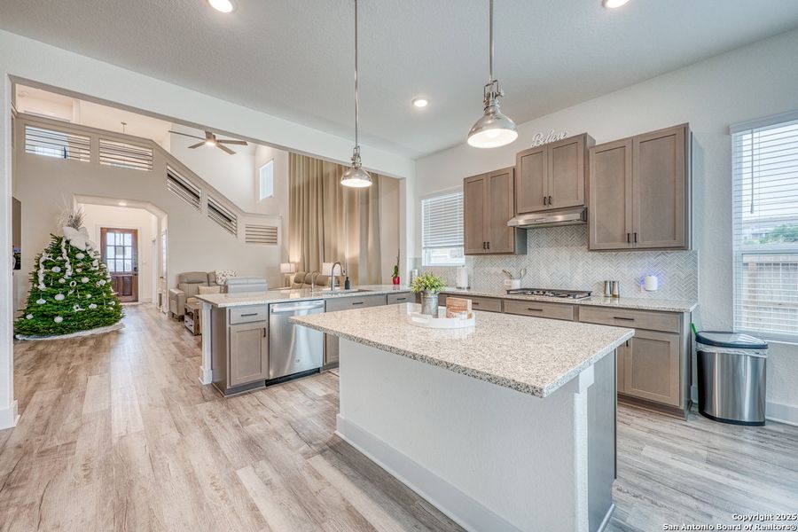 Furnished interior view inside a new home in Hunters Ranch, San Antonio (Image 8). Furnished interior view inside a new home in Hunters Ranch, San Antonio (Image 8).