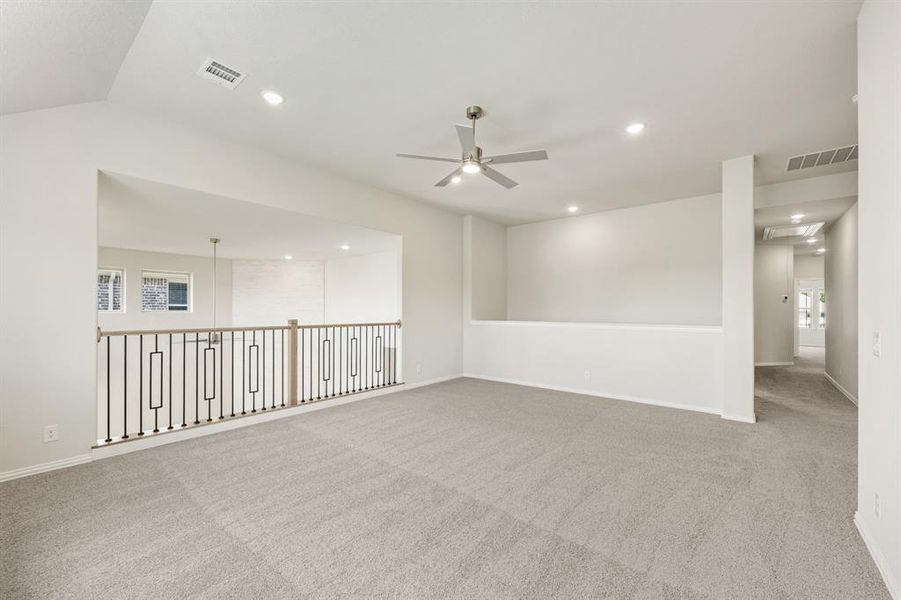 Spacious, unfurnished interior of a new home in Mockingbird Heights Classic 60, Midlothian (Image 29). Spacious, unfurnished interior of a new home in Mockingbird Heights Classic 60, Midlothian (Image 29).