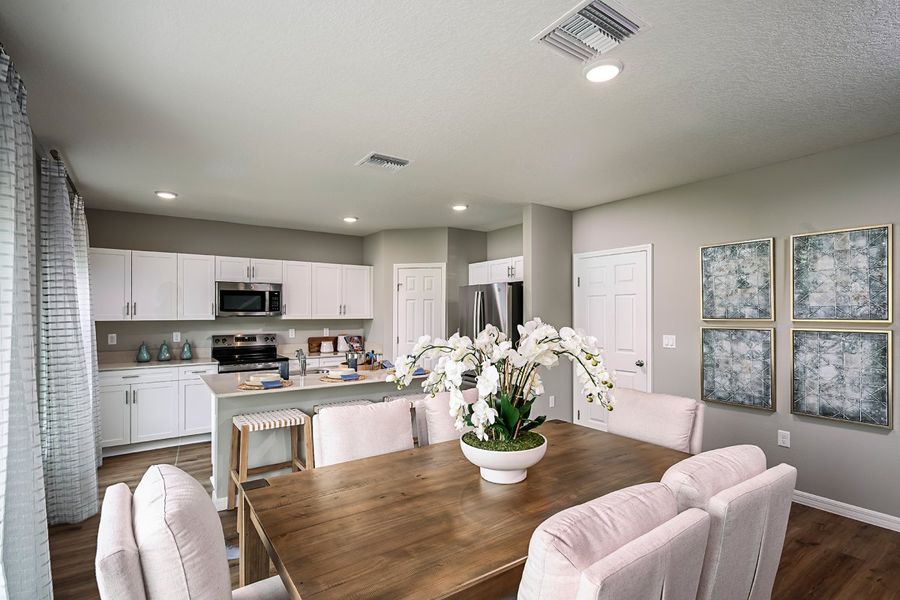 Furnished interior view inside a new home in Scenic Terrace, Haines City (Image 6).
