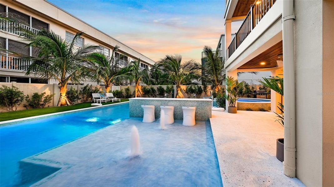 Exterior details and patio area of a home in , Sarasota (Image 29).
