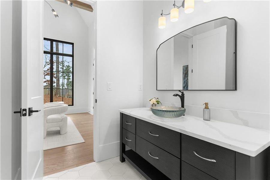 Furnished interior view inside a new home in , Greensboro (Image 36). Furnished interior view inside a new home in , Greensboro (Image 36).