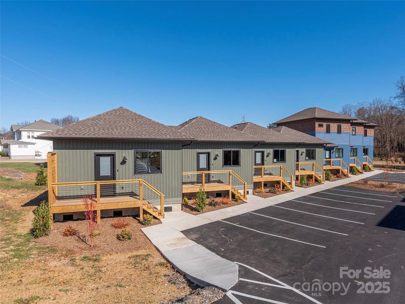 Exterior details and patio area of a home in , Waynesville (Image 12).
