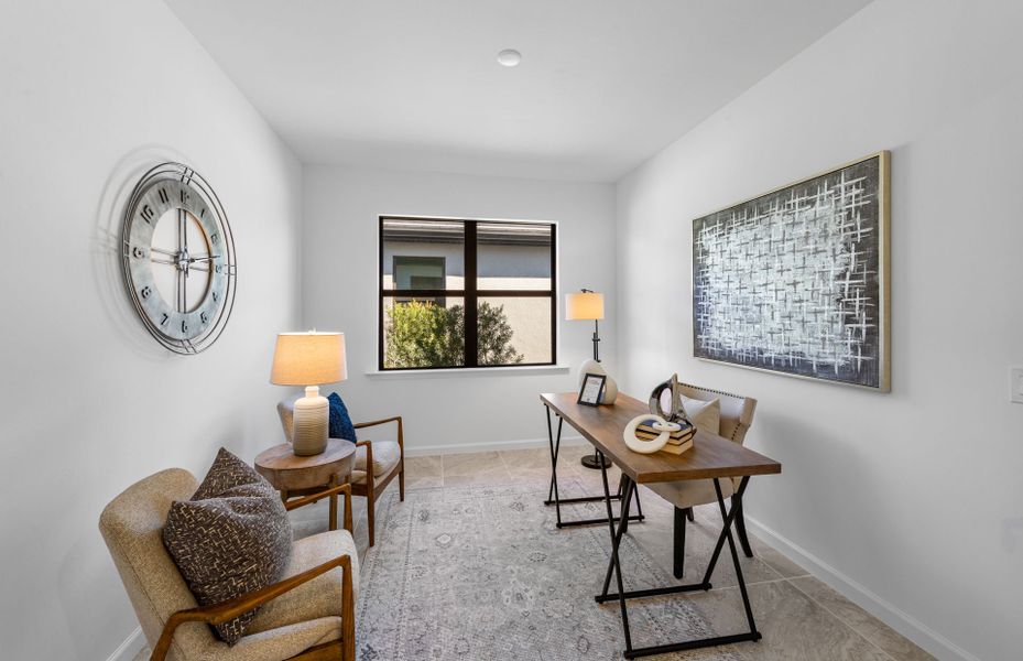Furnished interior view inside a new home in Del Webb Naples, Immokalee (Image 14).