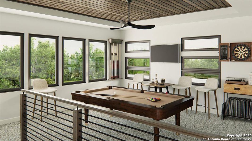 Furnished interior view inside a new home in Esperanza 80', Boerne (Image 17).