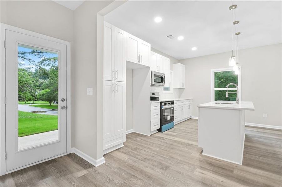 Furnished interior view inside a new home in , Stockbridge (Image 10).