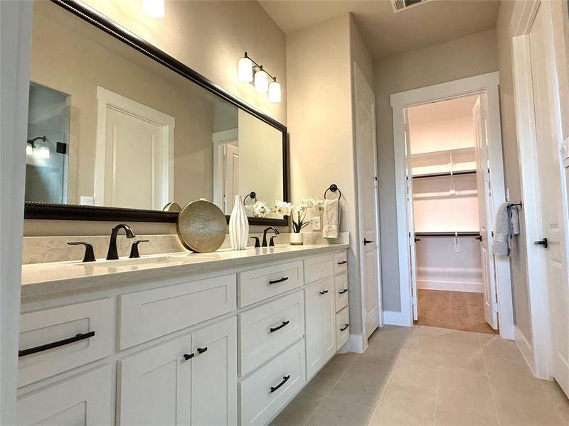 Furnished interior view inside a new home in Ladera at the Reserve, Mansfield (Image 7).