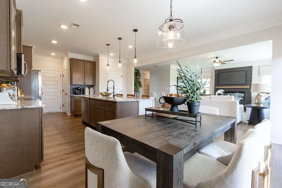 Furnished interior view inside a new home in Bryson Farms, Byron (Image 5).
