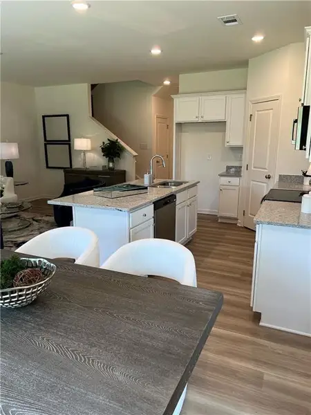 Furnished interior view inside a new home in Old Salem Crossing, Conyers (Image 5).