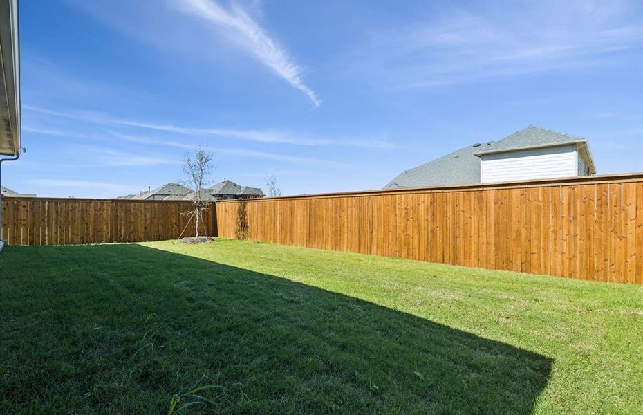 Oversized yard Oversized yard