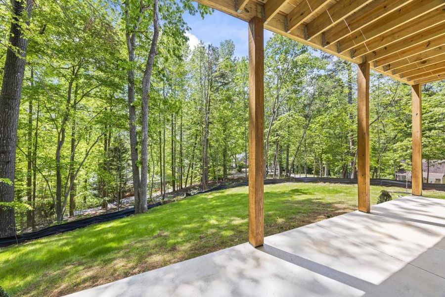 Exterior details and patio area of a home in , Lavonia (Image 3).