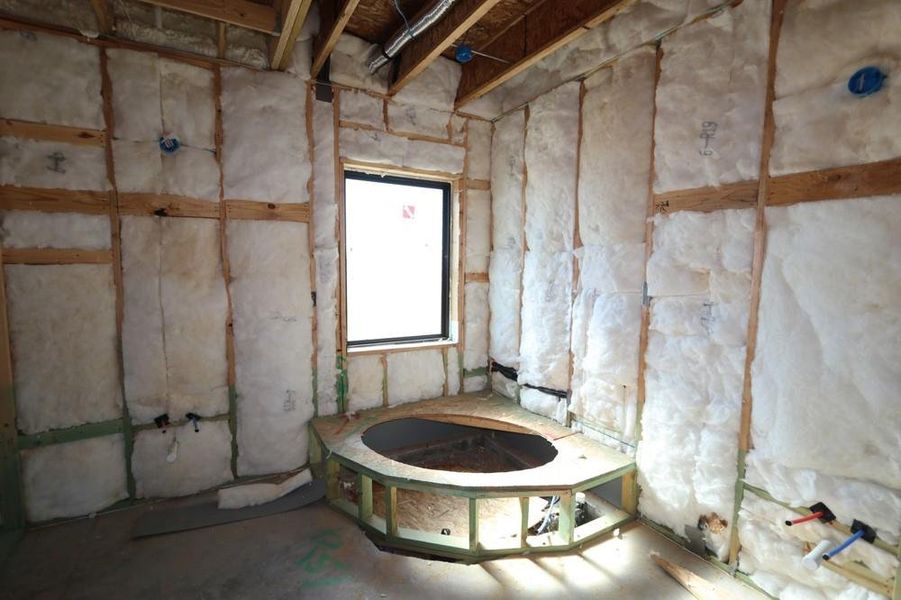 In-progress construction of a new home in Sienna 65' Homesites, Missouri City, TX (Image 7). In-progress construction of a new home in Sienna 65' Homesites, Missouri City, TX (Image 7).