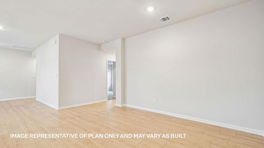 Spacious, unfurnished interior of a new home in Trails at Wildhorse, Austin (Image 23).