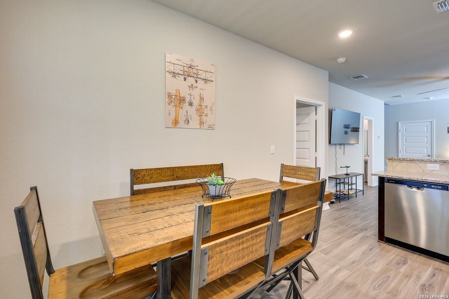 Furnished interior view inside a new home in Melissa Ranch, San Antonio (Image 18).