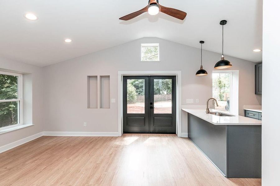 Spacious, unfurnished interior of a new home in , Atlanta (Image 34). Spacious, unfurnished interior of a new home in , Atlanta (Image 34).