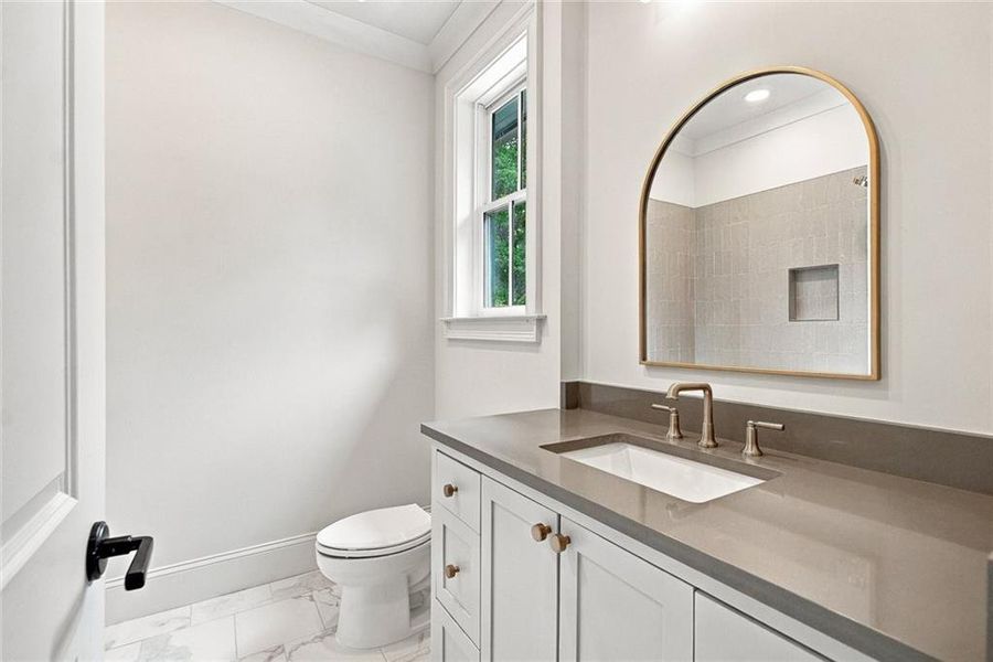 Furnished interior view inside a new home in , Smyrna (Image 52).
