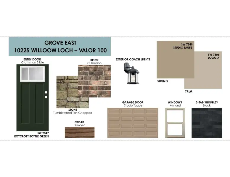 Sample of building materials used in homes in Grove East, Temple (Image 3). Sample of building materials used in homes in Grove East, Temple (Image 3).