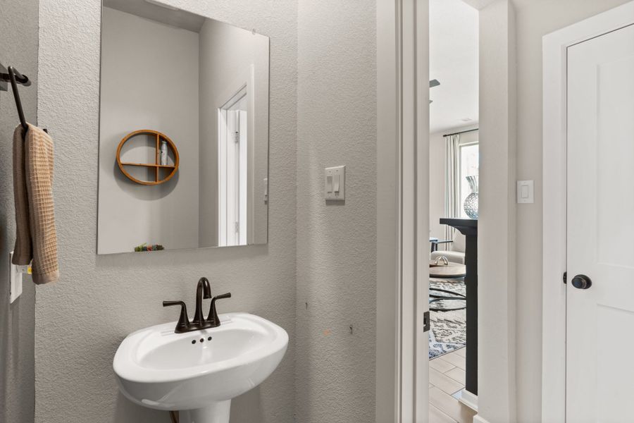 Furnished interior view inside a new home in The Woodlands Hills, Willis (Image 16).