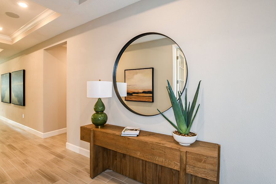 Furnished interior view inside a new home in Colbert Landings, Palm Coast (Image 18).