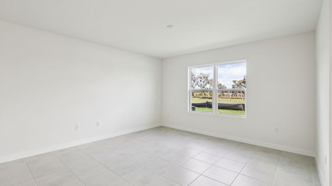 Representative unfurnished interior of a home built from the Baker by DRB Homes in Liberty Trace, Haines City (Image 15).