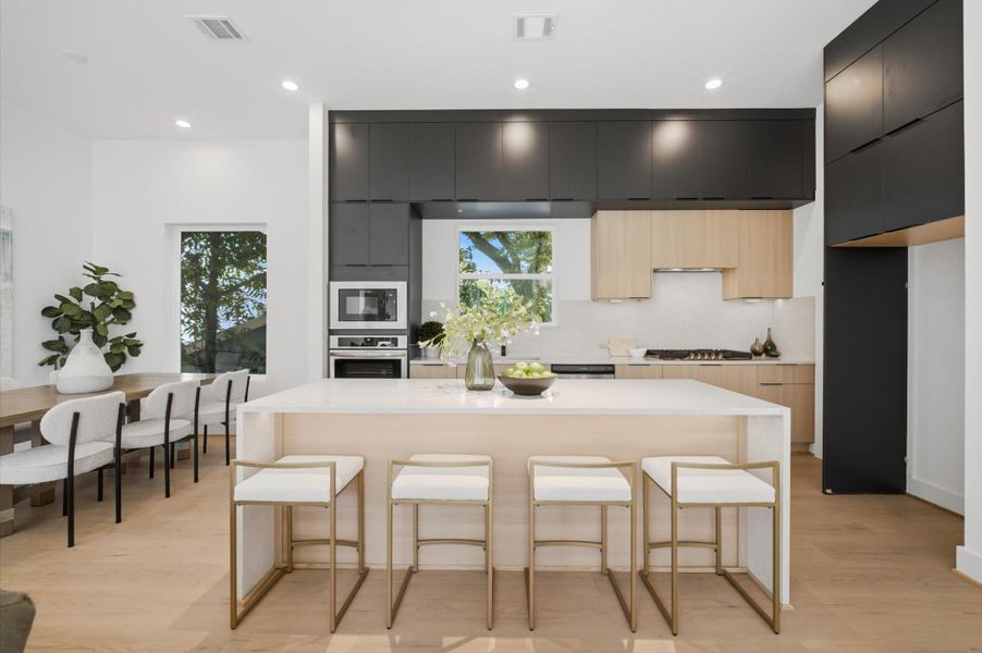 Furnished interior view inside a new home in , Houston (Image 9).