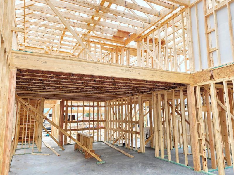 In-progress construction of a new home in Sienna 40', Missouri City, TX (Image 6).