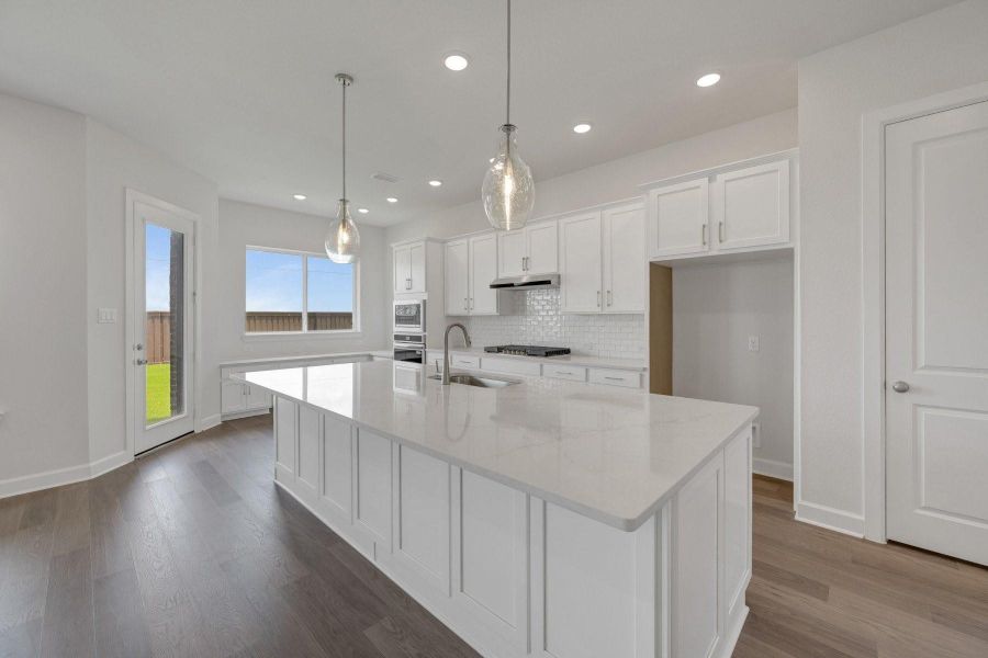 Furnished interior view inside a new home in Brookewater - Ascent Collection, Rosenberg (Image 10).