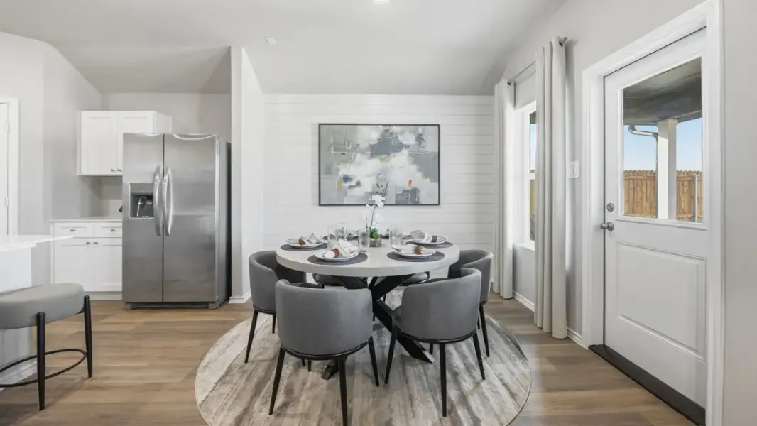 Furnished interior view inside a new home in Valley Brook, Fort Worth (Image 11).