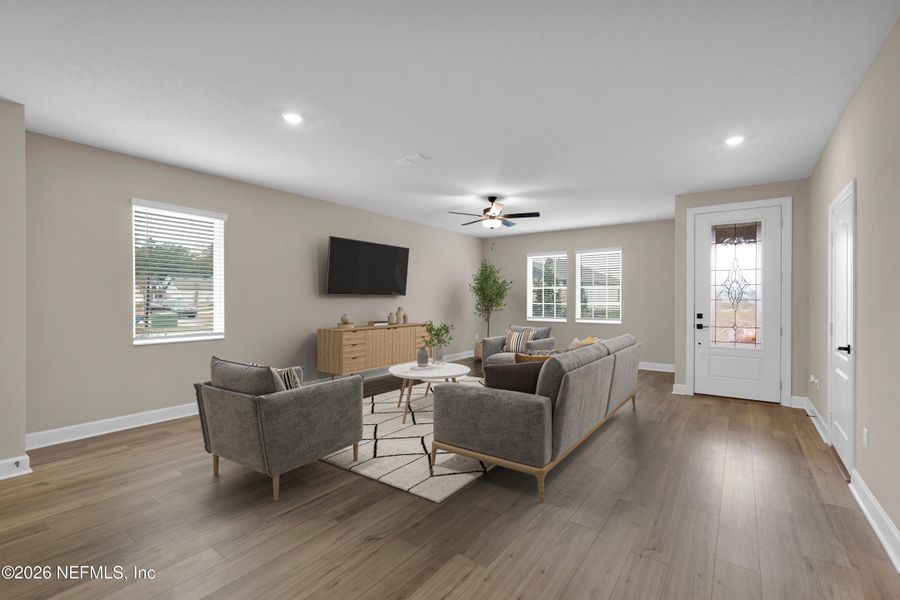 Furnished interior view inside a new home in Jennings Farm, Middleburg (Image 5).