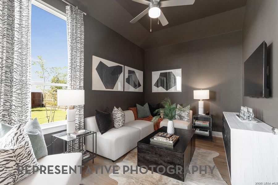Furnished interior view inside a new home in Mont Blanc, Schertz (Image 7). Furnished interior view inside a new home in Mont Blanc, Schertz (Image 7).