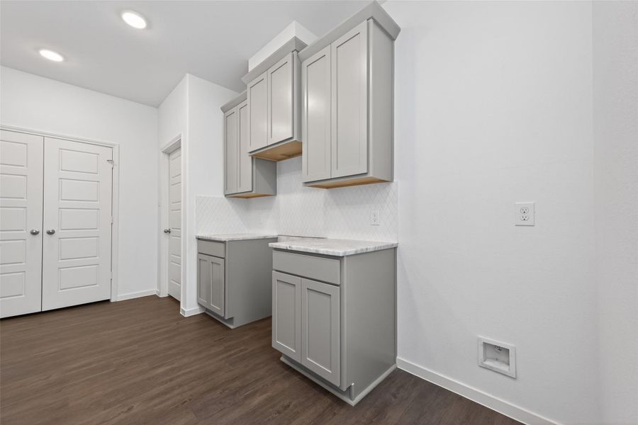 Furnished interior view inside a new home in Enclave at Willis, Willis (Image 7).