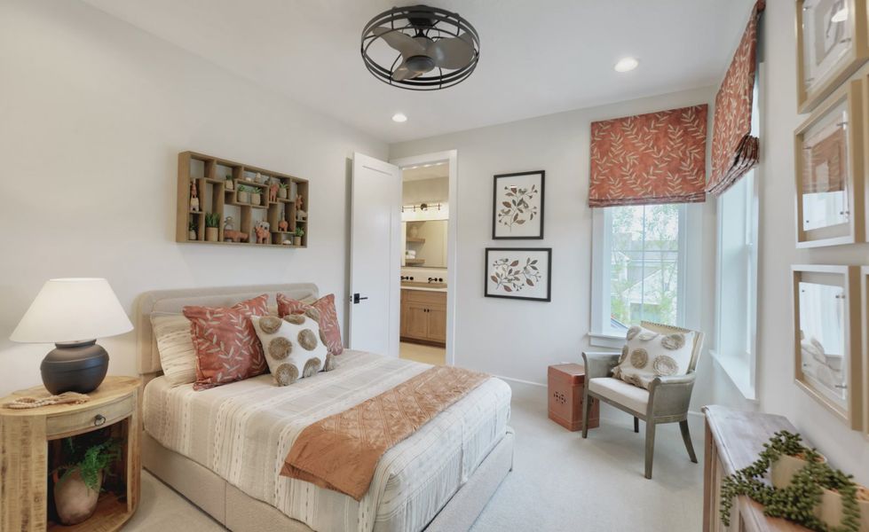 Furnished interior view inside a new home in EverRange, Jacksonville (Image 41).