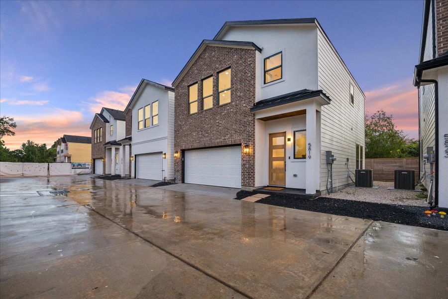 Exterior details and patio area of a home in , Houston (Image 3).