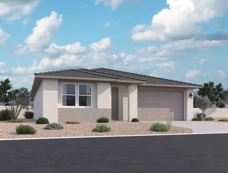 Exterior elevation rendering Exterior elevation rendering