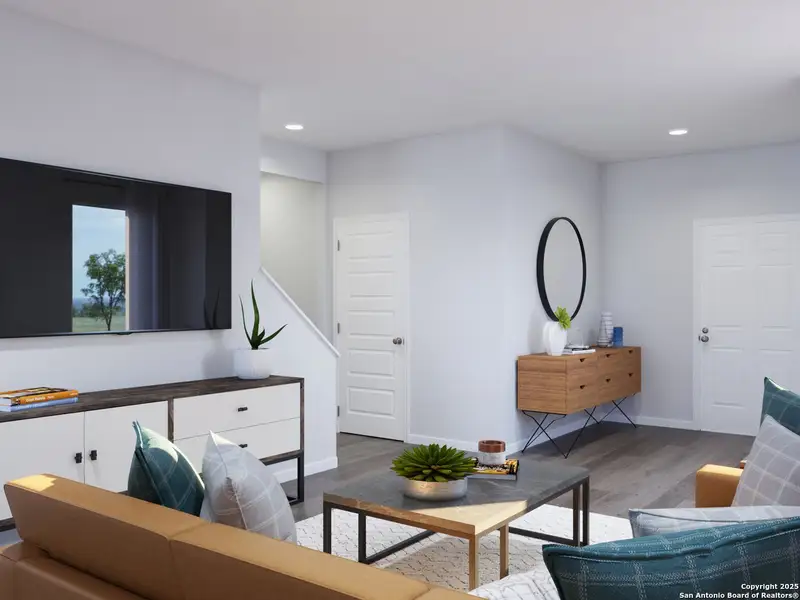 Furnished interior view inside a new home in Abbott Place, St. Hedwig (Image 23).