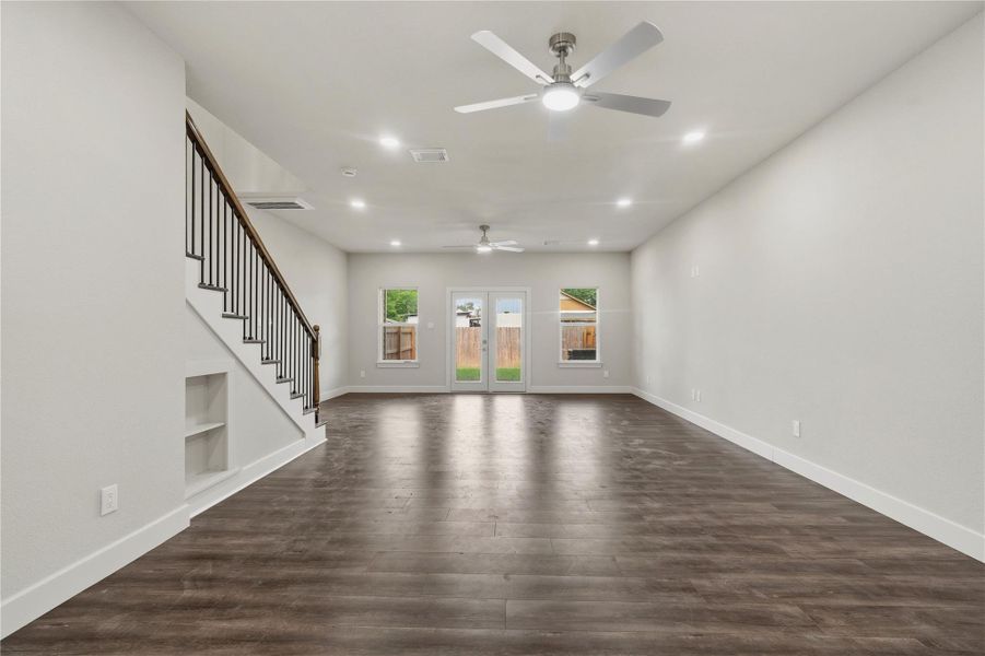 Spacious, unfurnished interior of a new home in , Houston (Image 32). Spacious, unfurnished interior of a new home in , Houston (Image 32).