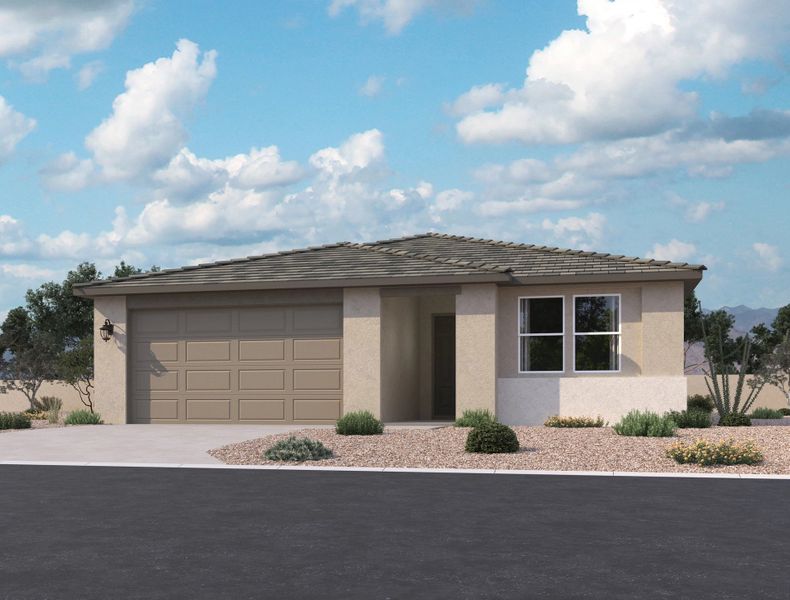 Exterior elevation rendering Exterior elevation rendering
