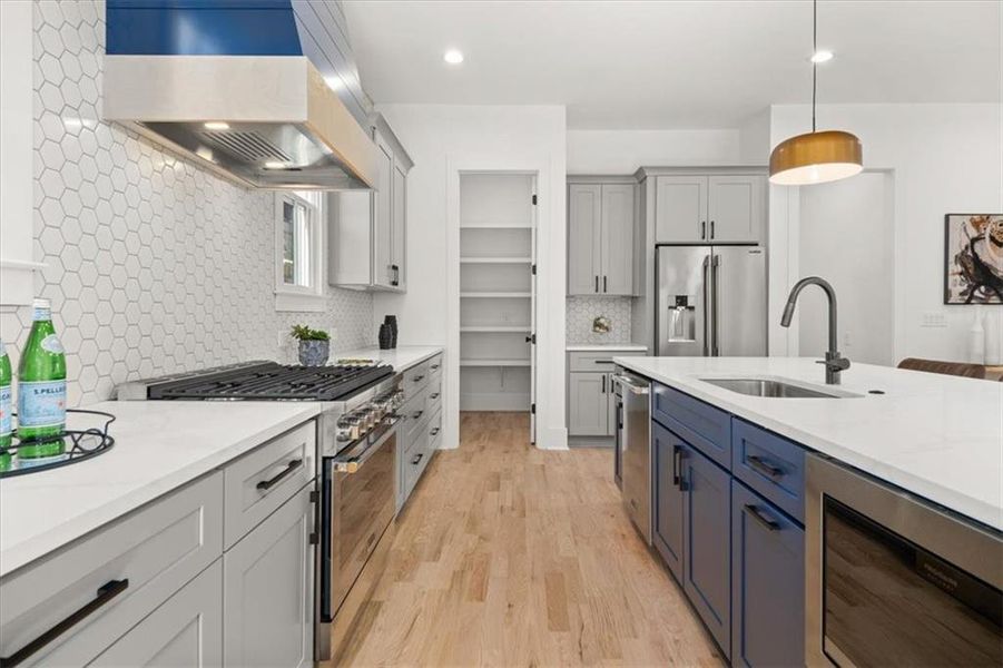 Furnished interior view inside a new home in , Atlanta (Image 11).
