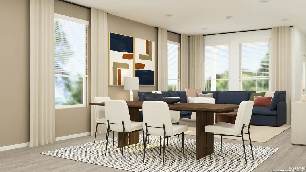 Furnished interior view inside a new home in Navarro Ranch, Seguin (Image 21).