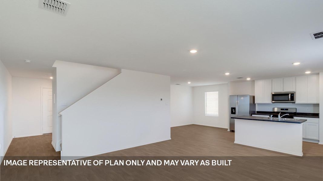 Furnished interior view inside a new home in Watermill, Uhland (Image 3).